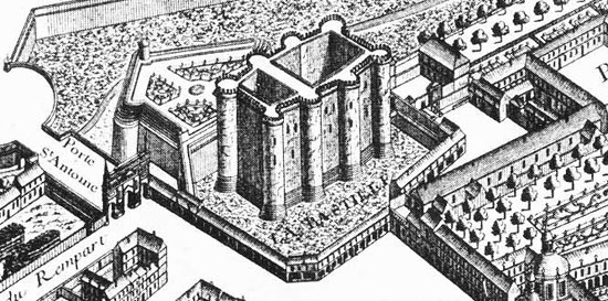 Plan de la bastille