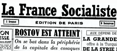 Journal La France Socialiste